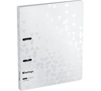 Папка на 2 кольцах Berlingo doublewhite, 24мм, 1000мкм, белая, d-кольца, с внутр. карманом RB4_2D397