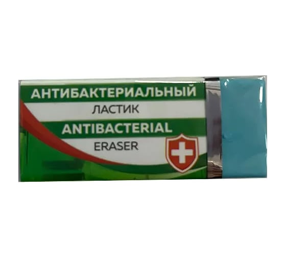 Антибактериальный ластик прямоугольной формы ColoRio COIB-ANB-AT06-D36