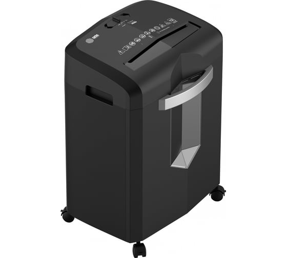 Шредер CACTUS CS-SH-12-20-4x12H черный секретность P-4, перекрестный, 12 листов, 20 л, скрепки/скобы/пластиковые карты 1919852