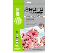 Фотобумага CACTUS CS-MSA412050 A4, 120 г/м2, 50 листов, белый матовое самоклеящаяся для струйной печати 1915211