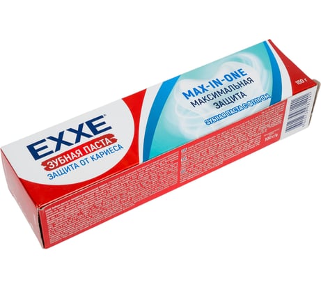 Зубная паста EXXE максимальная защита от кариеса max-in-one, 100 г 263915