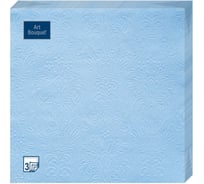 Бумажные салфетки EUROHOUSE 33x33 см, 3-слойные, Джинсовый синий Барокко 16 шт 57221