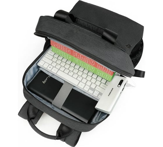 Рюкзак Tigernu T-B3508 темно-серый, 15,6" 60006-44