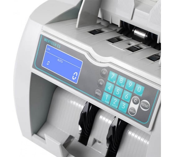 Счетчик банкнот MERTECH C-3 white 5522