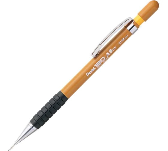 Автоматический карандаш Pentel A319-Y 120 A3 0.9 мм, темно-желтый корпус 669874
