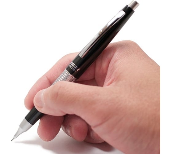 Автоматический карандаш Pentel KERRY P1035-A-BOX премиум, подарочный, 0.5 мм, черный корпус 716312