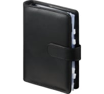 Планировщик бюджета PARCHMENT с конвертами на кольцах, с файлами, органайзер для денег, черный 17007