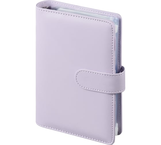 Планировщик бюджета PARCHMENT с конвертами на кольцах, с файлами, органайзер для денег, фиолетовый 17004 1