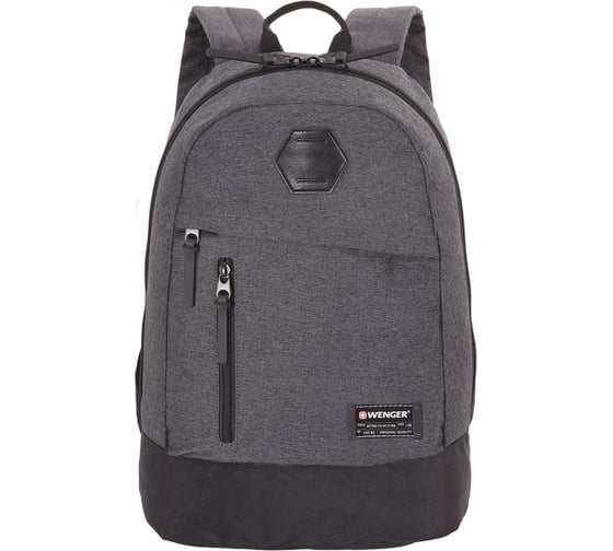Рюкзак Wenger 13'' Grey Heather cерый, 600D, 32х16х45 см, 22 л 5319424422 1
