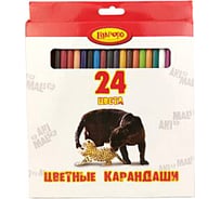 Карандаши Limpopo 24 цвета, пластик, animals Кар2629