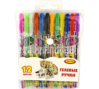 Набор гелевых ручек Limpopo Тигренок 12 цветов РучНГ207