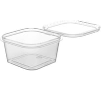 Контейнер Perint Оптима с крышкой 50 мл квадрат черный 1040 шт. НФ-00041158