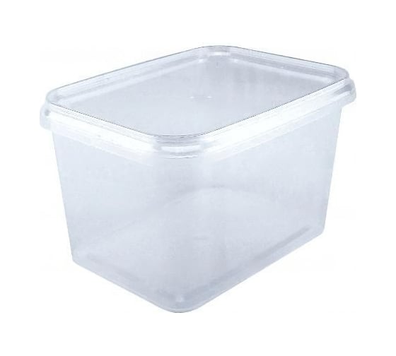 Банка Perint Куб 280/77/К квадрат прозрачная 496 шт. Н0000023362 1