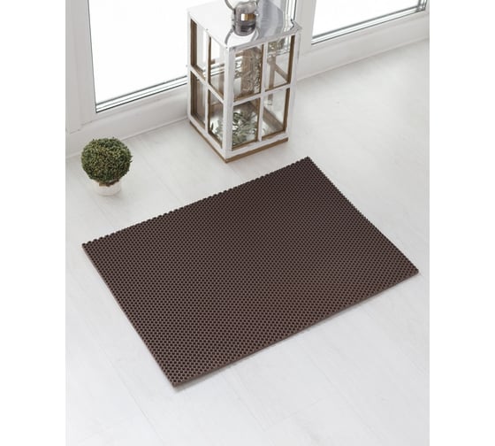 Коврик Pavitec универсальный, 68x120, соты, коричневый УК-С 0680120К