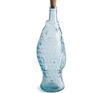 Ваза Moroshka Maritime, 8x11x35 см, цвет синий xx009-60