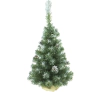 Ель MOROZCO Кавказская зеленая заснеженная с шишками 0.9 м 5909