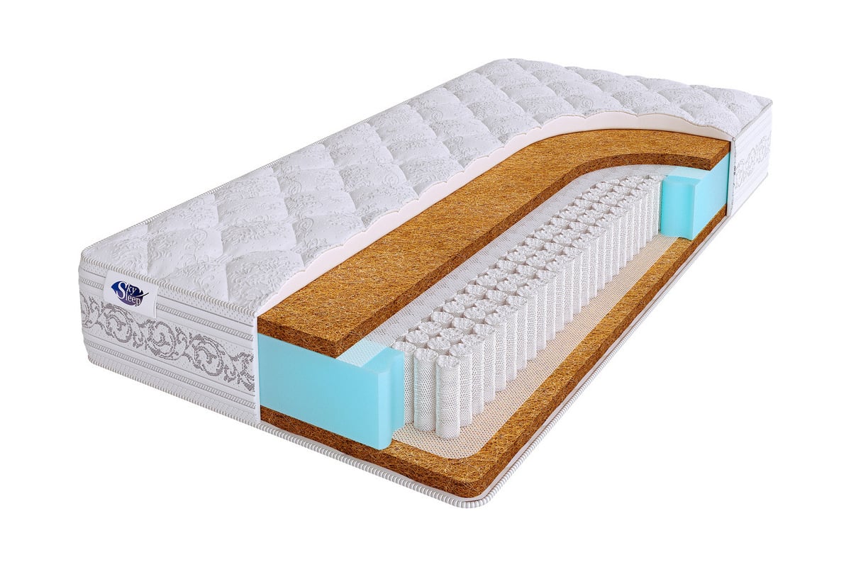 Ортопедический матрас с натуральным наполнением SkySleep ETALON COCOS 3 ...