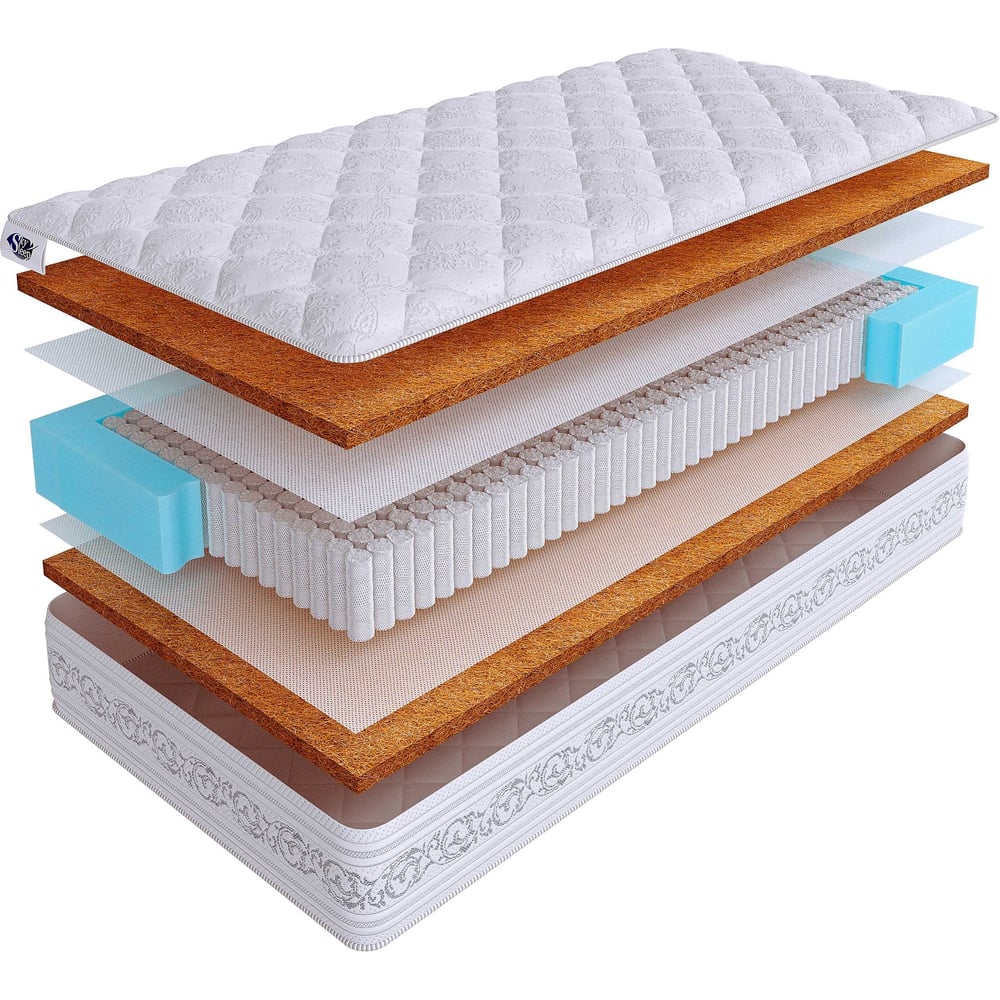 Ортопедический матрас с натуральным наполнением SkySleep ETALON COCOS 3 ...