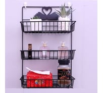 Подвесная полка Union + крючки 2 шт? универсал с крючками, 29,5x13x66 см 21US02-457B