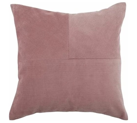 Декоративная подушка Wess new pink 40x40 см, вельвет D02-23