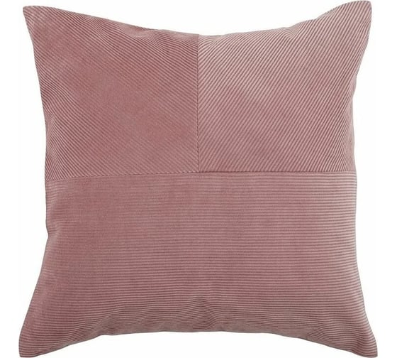 Декоративная подушка Wess new pink 40x40 см, вельвет D02-23