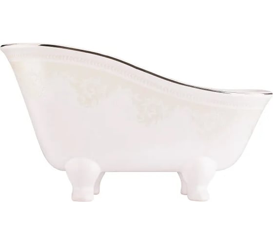 Подставка для мочалки Wess elegance 11,5x20,2x11,5 см, цвет белый G75-40