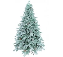 Ель BEATREES Камелия зеленая заснеженная с шишками 2.2 м 1035222