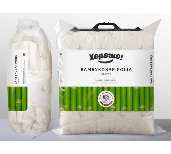 Одеяло Ившвейстандартопт Бамбуковая Роща 140x205 см, теплое, 100% полиэстер ОБР-15т