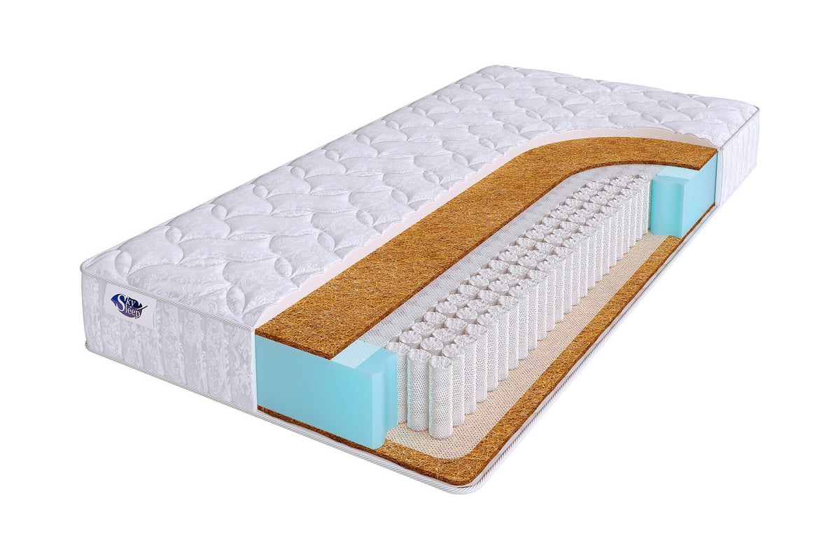 Ортопедический матрас с независимыми пружинами SkySleep JOY COCOS S1000 ...