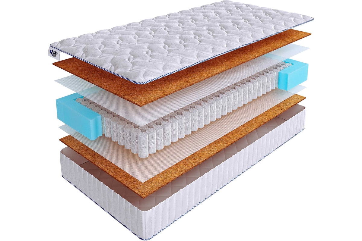 Ортопедический матрас с независимыми пружинами SkySleep JOY COCOS S500 ...