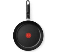 Сковорода TEFAL Easy Plus 04206928 круглая, 28 см, черная 9100045480 1623827