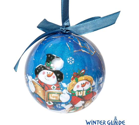 Набор елочных шаров Winter Glade папье-маше, 14 шт. 7514G07 7514G077