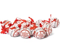 Набор елочных шаров Winter Glade папье-маше, 14 шт. 7514G18 7514G189