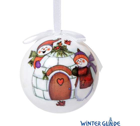 Набор елочных шаров Winter Glade папье-маше, 14 шт. 7514G02 7514G020