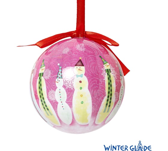 Набор елочных шаров Winter Glade папье-маше, 14 шт. 7514G06 7514G063