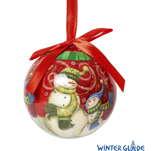 Набор елочных шаров Winter Glade папье-маше, 14 шт. 7514G21 7514G219