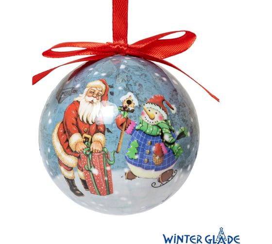 Набор елочных шаров Winter Glade папье-маше, 14 шт. 7514G23 7514G238