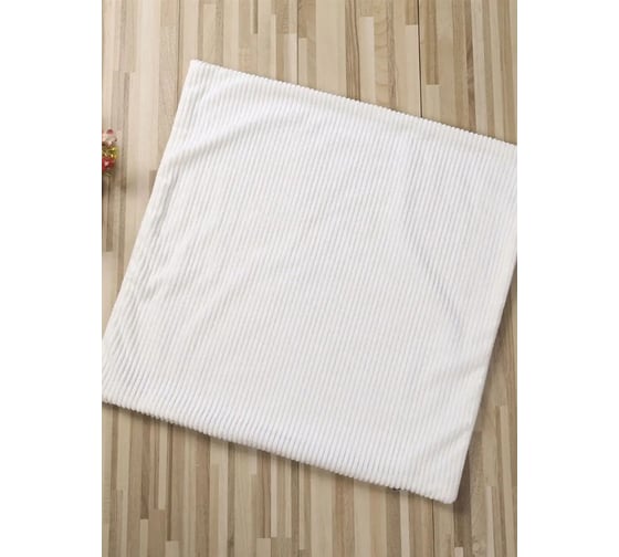 Набор декоративных чехлов Homium Velvet, 2 шт., белый Vpillowcase02