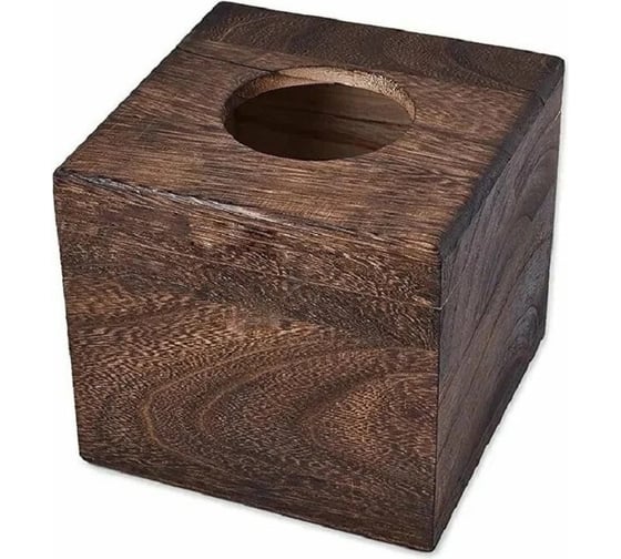 Салфетница Homium WOOD цвет темное дерево fornapkin02dark 1