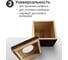 Салфетница Homium WOOD цвет темное дерево fornapkin02dark 5