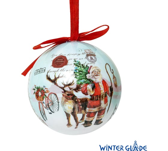 Набор елочных шаров Winter Glade папье-маше, 14 шт. 7514G27 7514G273