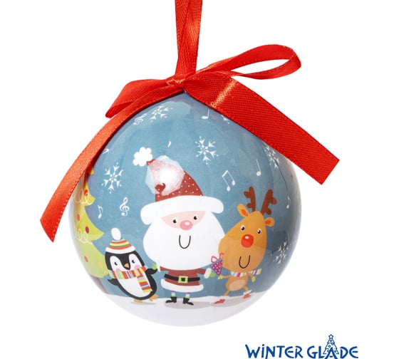 Набор елочных шаров Winter Glade папье-маше, 14 шт. 7514G24 7514G247