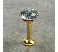 Держатель для штор ТУНДРА KD001, однорожковый, цвет золото 4320365