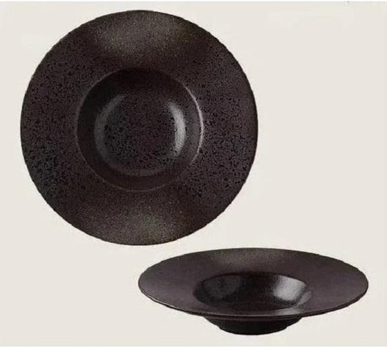 Тарелка Homium Bohemia Top, черный, D26.5 см Bohemia03