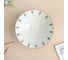 Тарелка Homium Kitchen Collection, глубокая, белый, D20 см, капли Bowl01Blue 3