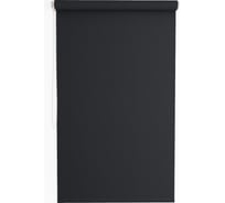 Универсальная рулонная штора Peora 80x160, однотонный, черный графит 20388