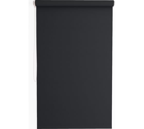 Универсальная рулонная штора Peora 52x160, однотонный, черный графит 20383 1