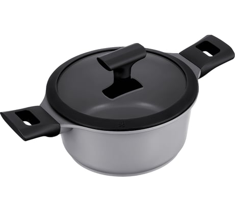 Кастрюля Regent inox 2.3л/20см с крышкой (литой алюминий) Moderno (индукция) 93-AL-MD-4-20