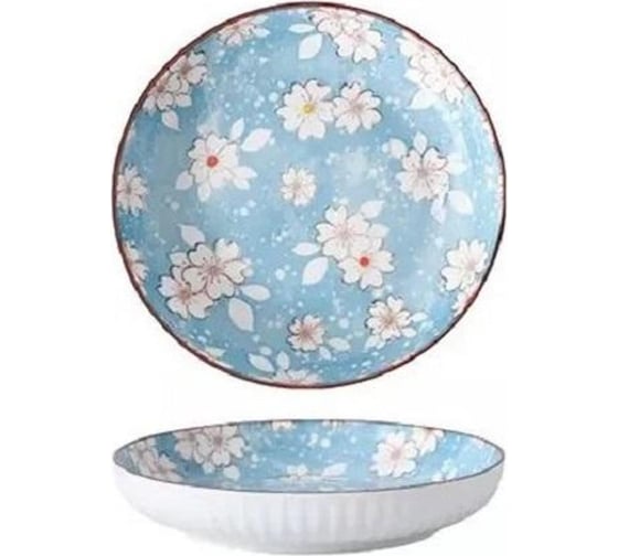 Тарелка Homium Kitchen, Japanese Collection, голубой, D18 см 371109 1
