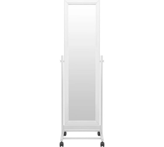 Напольное зеркало Мебелик BeautyStyle 27 белый 135 см х 42,5 см 8672
